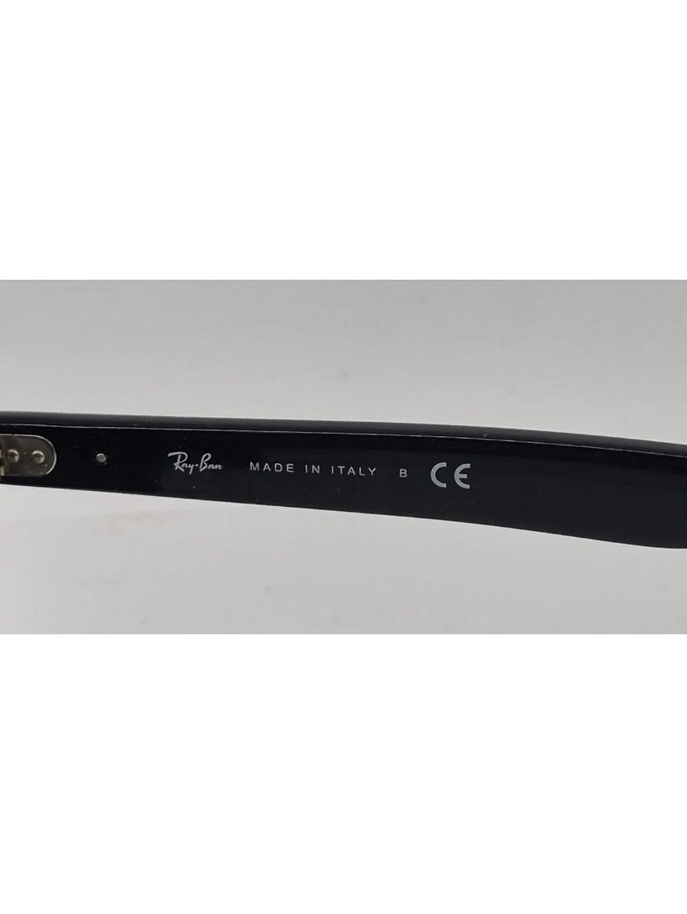 Ray-Ban Wayfarer II RB2185 1250/AD Gray On Black Sunglasses Full Rim 55-18-145